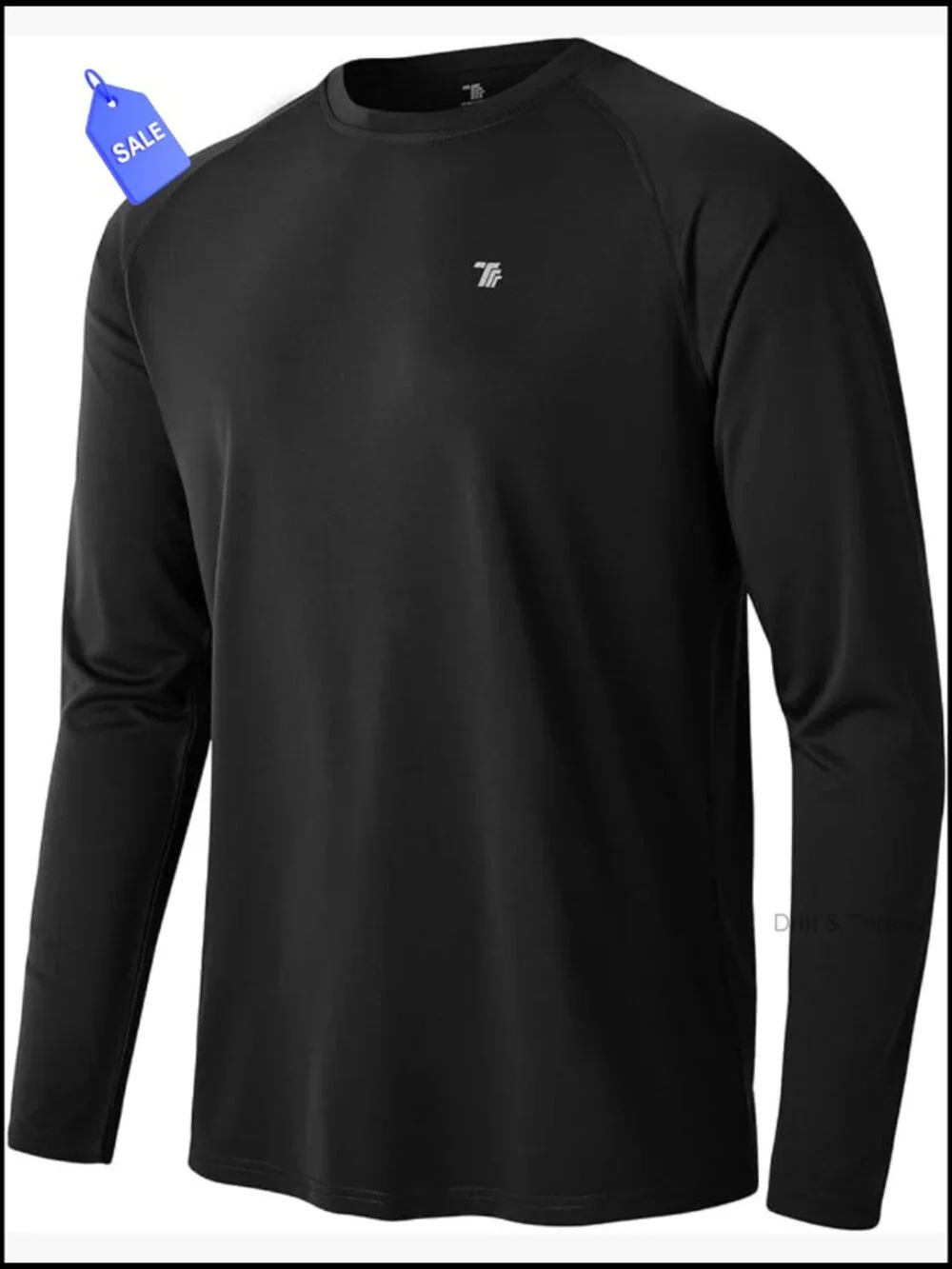 Mens Sun Protection Hiking Shirts Long Sleeve UPF 50+ Lightweight Fishing Swim